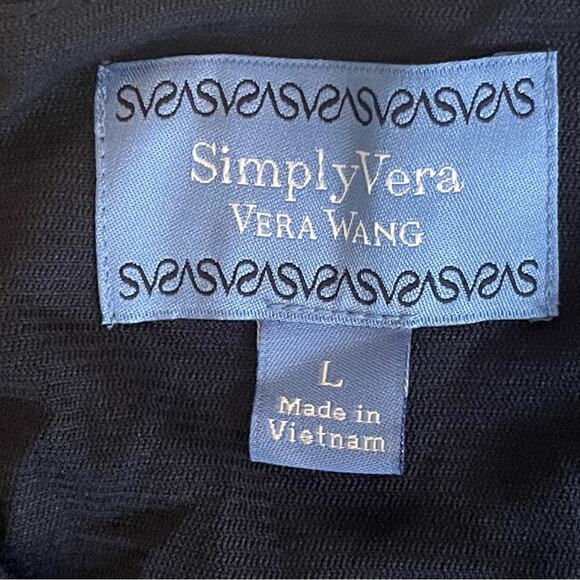 Vera Wang Navy Sequined Sundress NWT Size L - Picture 10 of 15